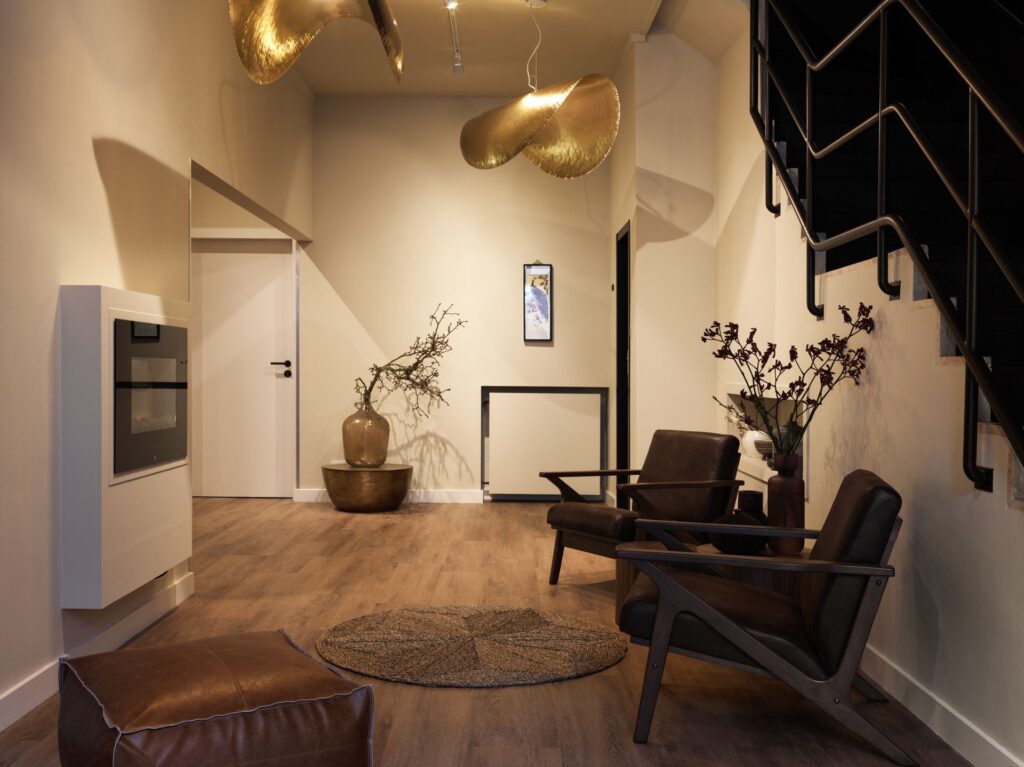 Lobby huiskamer lounge hoek 1 - Townhouse Design Hotel Maastricht